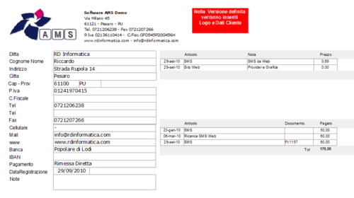 Software associazione - gestione fornitori