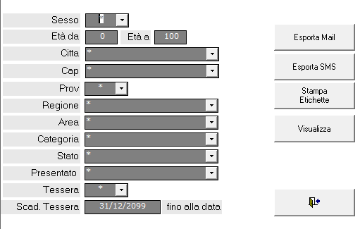 avvisi gestione associazione