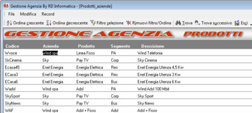 Software Agenzia Telefonia