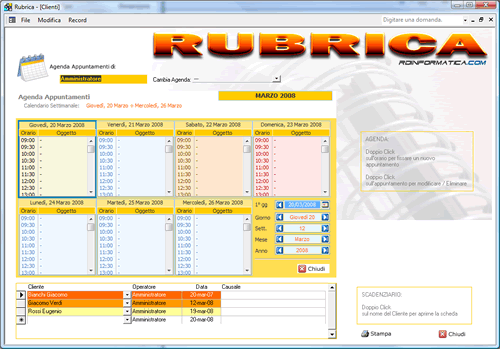 Software Rubrica