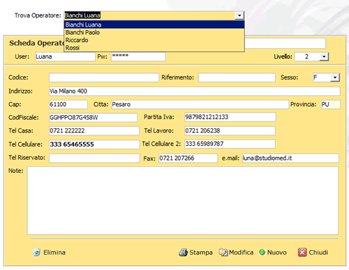 Software Rubrica